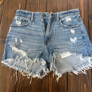 Abercrombie and Fitch Distressed Denim Women Shorts